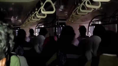 Commuters faced disruption on the chennai metro on tuesday when a train running between central and.jpeg