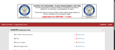 Drdo ceptam 11 recruitment 2025 registration begins for 764 posts at drdogovin direct link to apply.png