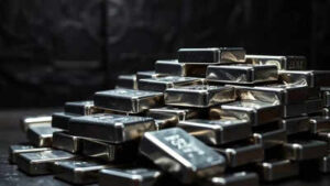 Gleaming silver bars stacked.jpg
