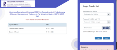 Ibps po mains scorecard 2025 released at ibpsin check direct link to download and other details here.png