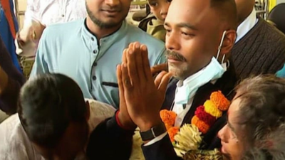 Jagatsinghpur worker returns from conflict torn sudan.jpg
