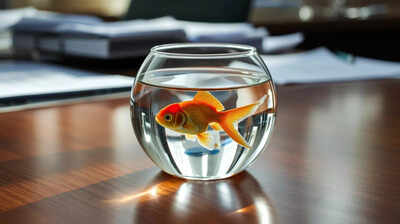 Keeping a goldfish on your office desk may be harming it more than you realise.jpg