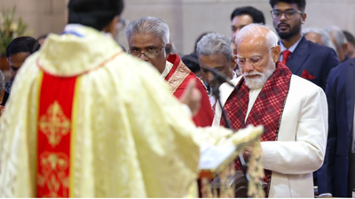 Pm modi attends morning prayer x.jpg