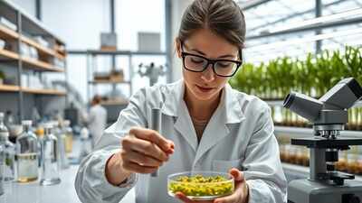 Scientist examines genome edited plants.jpg
