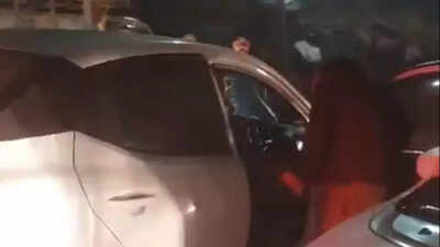 The incident took place near meerut39s bombay bazaar when the officer in uniform was on her way home.jpeg