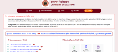 Uniraj admit card 2025 released for various ug pg courses at unirajacin direct link to download hall.png