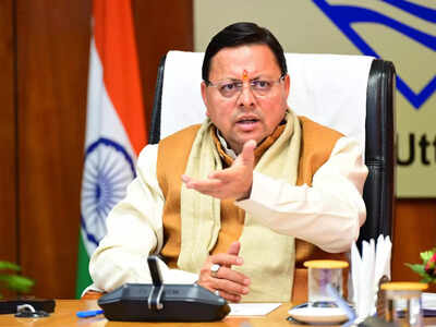 Uttarakhand cm dhami directs officials to tackle human wildlife conflict removes pauri dfo.jpg