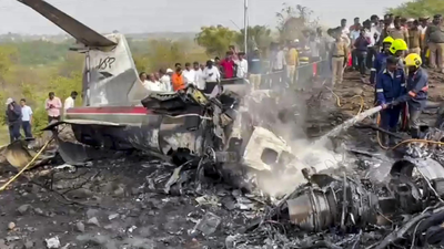 Baramati plane crash photo credit pti.jpg