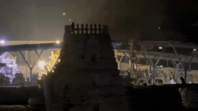 Drunk man climbs tirupati temple tower tries to vandalise kalasams.jpg