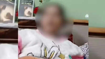 In what is believed to be her last recorded video shot at a pathankot hospital the student appears d.jpeg