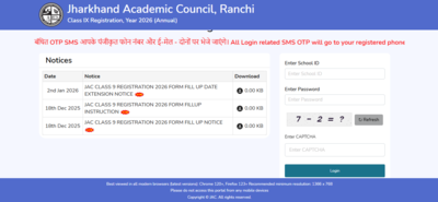 Jac class 9 registration 2026 ends today.jpg