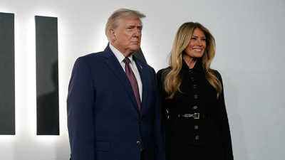 Melania and donald trump at the event ap.jpg