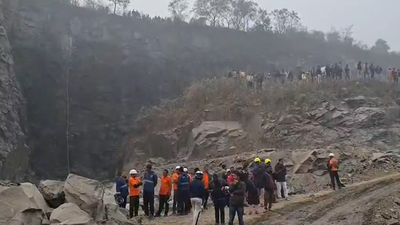 Several people feared dead in rock collapse in stone quarry rescue operation underway.jpg