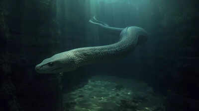 Worlds largest sea snake was a 12 metre giant that may have eaten sharks.jpg