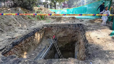 Cops probe if contractors tried covering up lapses after delhi pit death.jpg