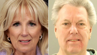 Jill bidens ex husband has been arrested and charged for murder of his wife.jpg