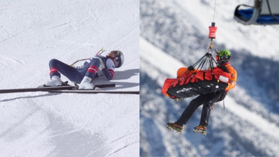 Lindsey vonn injury olympic downhill crash silences cortina as teammate breezy johnson wins gold for.png