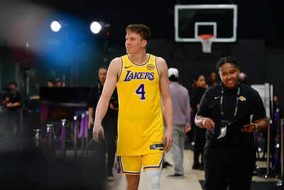 Los angeles lakers guard dalton knecht 4 during media day at ucla health training center.jpg