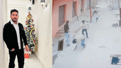 Man dragged on street stabbed amp shot at multiple times by goons in greater noida.jpg