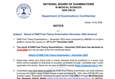 Nbems dnb final theory exam result 2026 released at natboardeduin direct link to download here.jpg