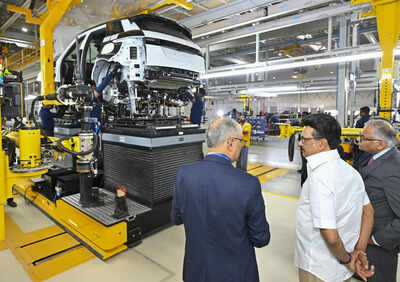 Stalin inaugurates tata motors passenger vehicle jlr.jpg