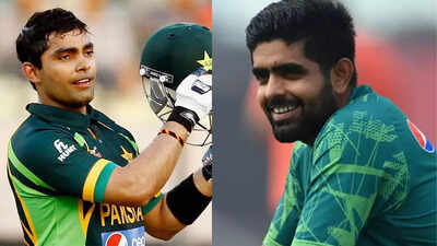 Umar akmal left and babar azam.jpg