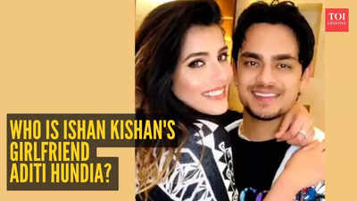 Who is ishan kishan39s girlfriend aditi hundia.jpg