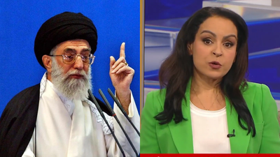 Ayatollah ali khamenei left rita panahi.jpg