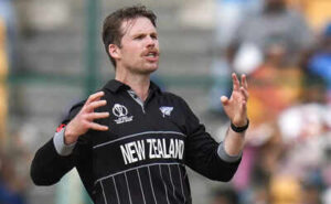 Bengaluru new zealand39s lockie ferguson reacts during the icc men39s cricket wor.jpg