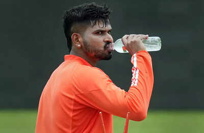 Gauteng indian player shreyas iyer during a practice session ahead of the first.jpg