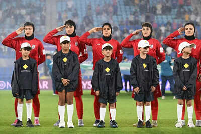 Iran soccer team exits women39s asian cup and faces the prospect of a return home.jpg