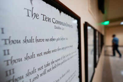 Judge strikes down arkansas law mandating schools display the ten commandments here39s what to know.jpeg