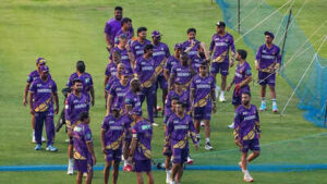 Kkr training session swapan mahapatra by pti.jpg