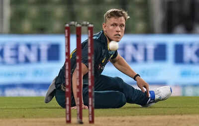 Thiruvananthapuram australia39s nathan ellis reacts during the second t20 intern.jpg