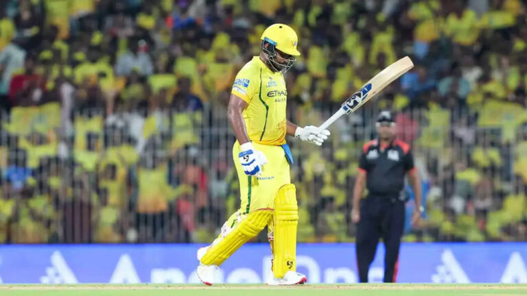 IPL Live: Sanju Samson slams century off 52 balls vs Delhi Capitals