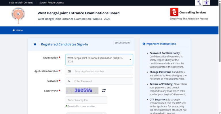WBJEE 2026 application correction window opens at wbjeeb.nic.in: Check direct link, list of editable fields here