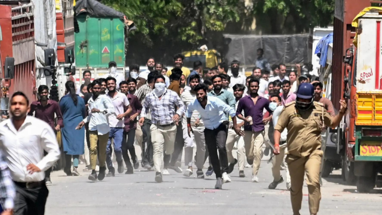 Noida protest: Police flag QR code-based WhatsApp ‘syndicate’, 7 FIRs filed, over 300 held