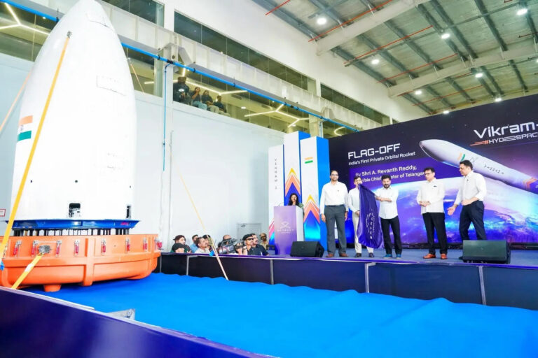 Skyroot flags off Vikram-1 rocket hardware to Sriharikota