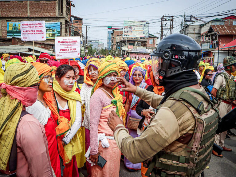 Imphal erupts as protesters clash with police over killing of kids
