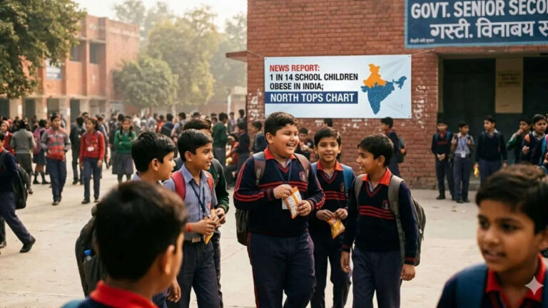 1 in 14 school children obese in India; north tops chart