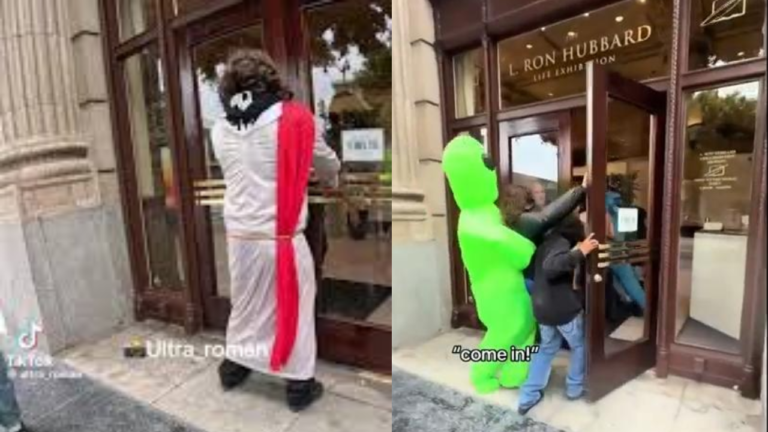 Watch: How Scientology churches across US became the latest target for Gen Z viral stunts